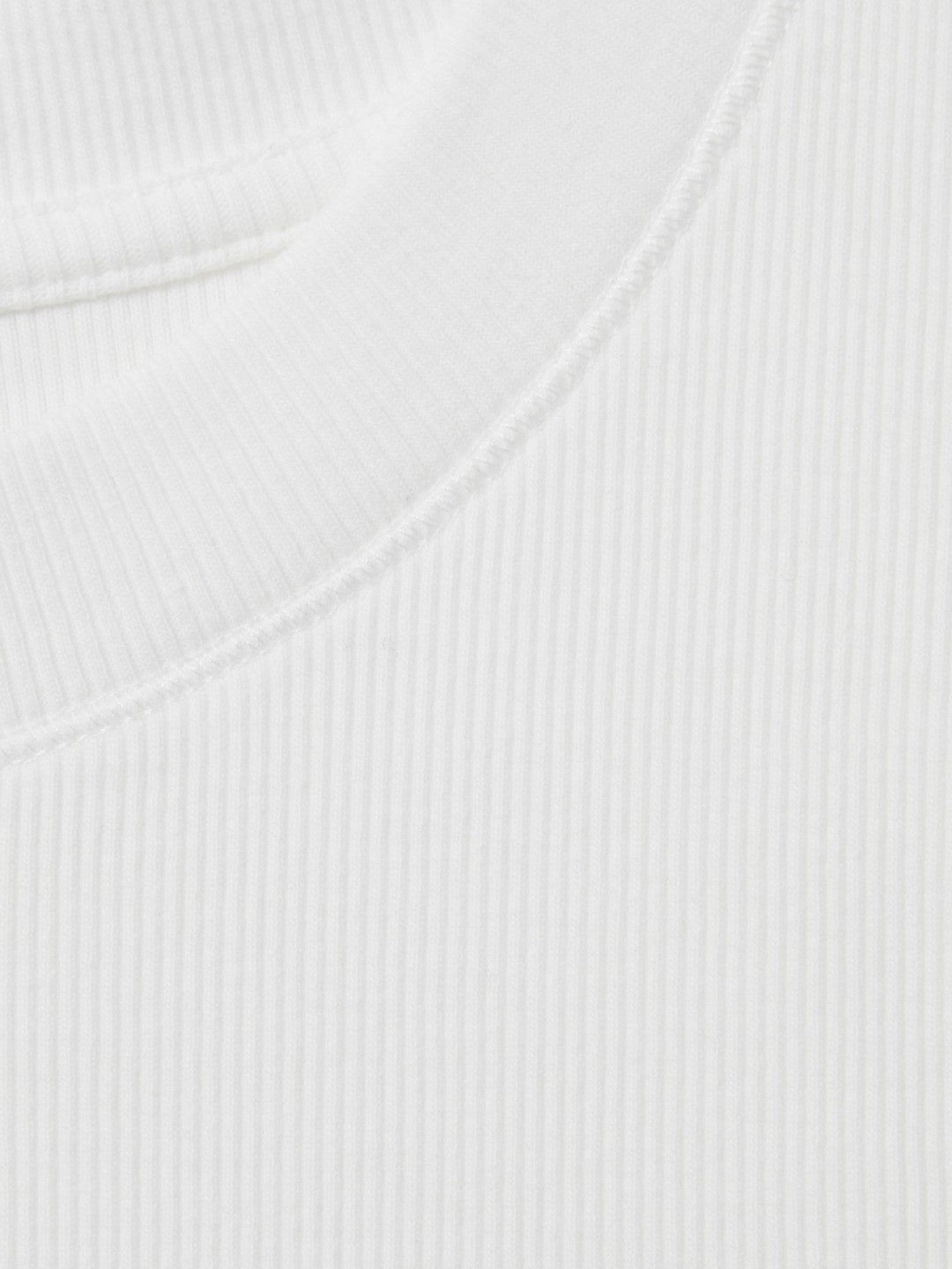 Ribbed Ruched Waist Vest White | Womens