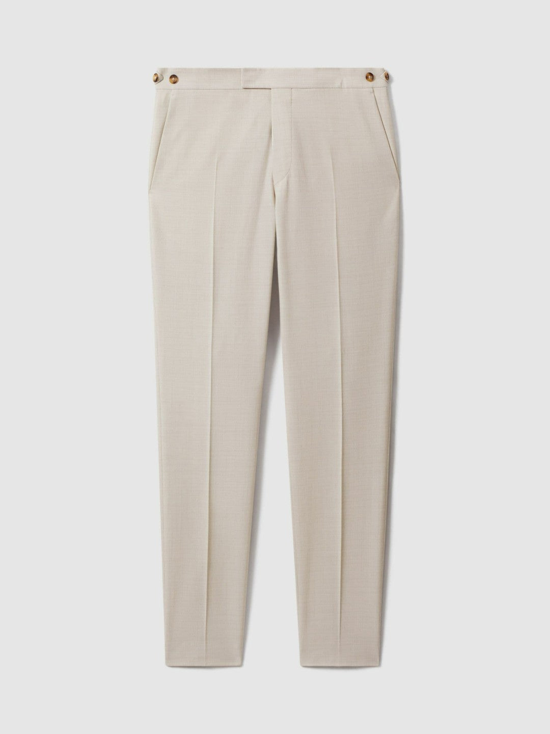 Slim-Fit Textured Suit Trousers With Wool Stone | Mens