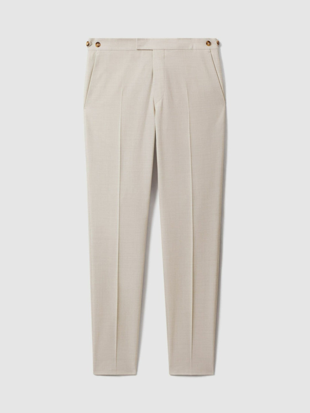 Slim-Fit Textured Suit Trousers With Wool Stone | Mens