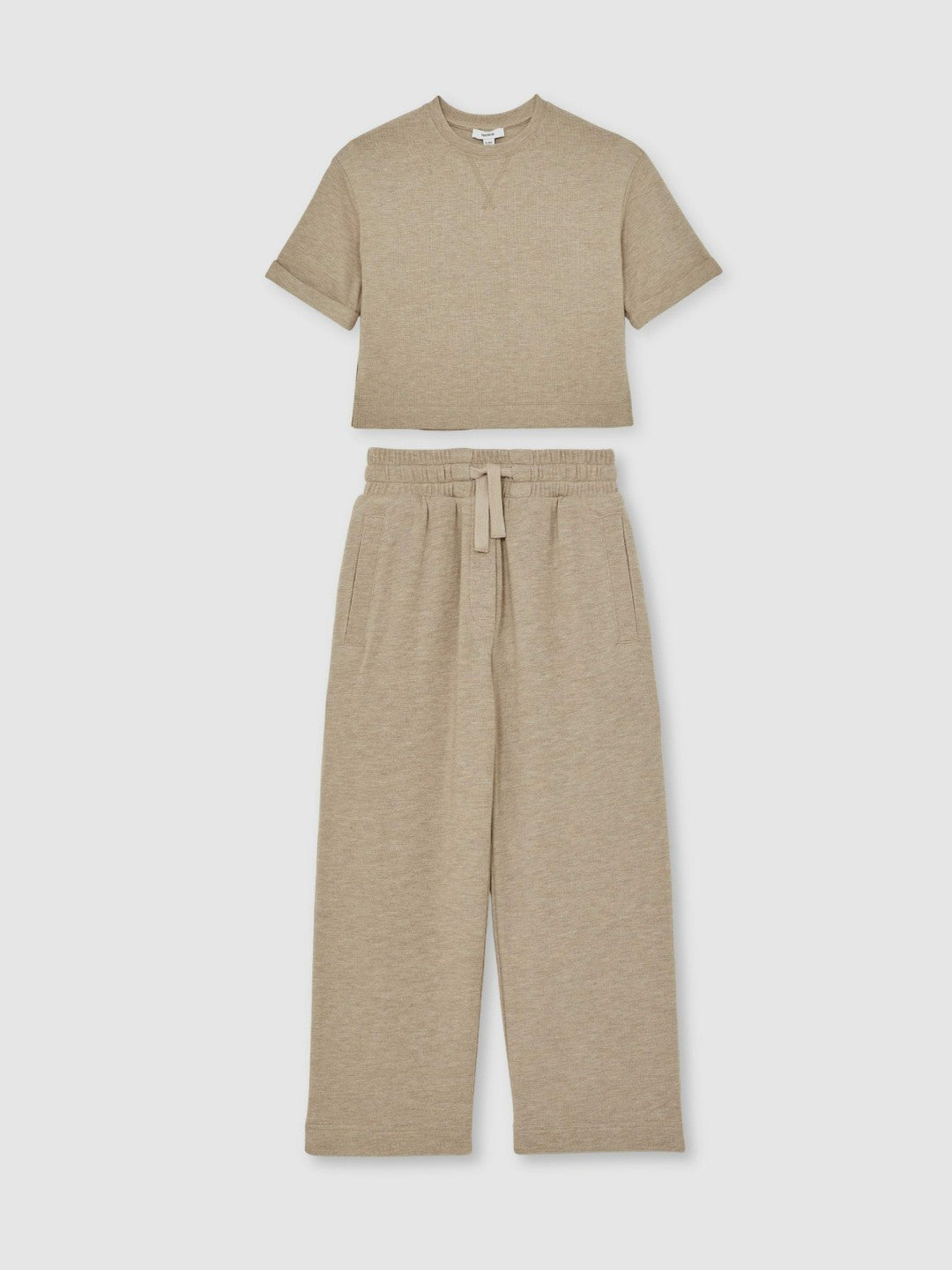 3-9 yrs Top And Trousers Lounge Set Oatmeal | Children