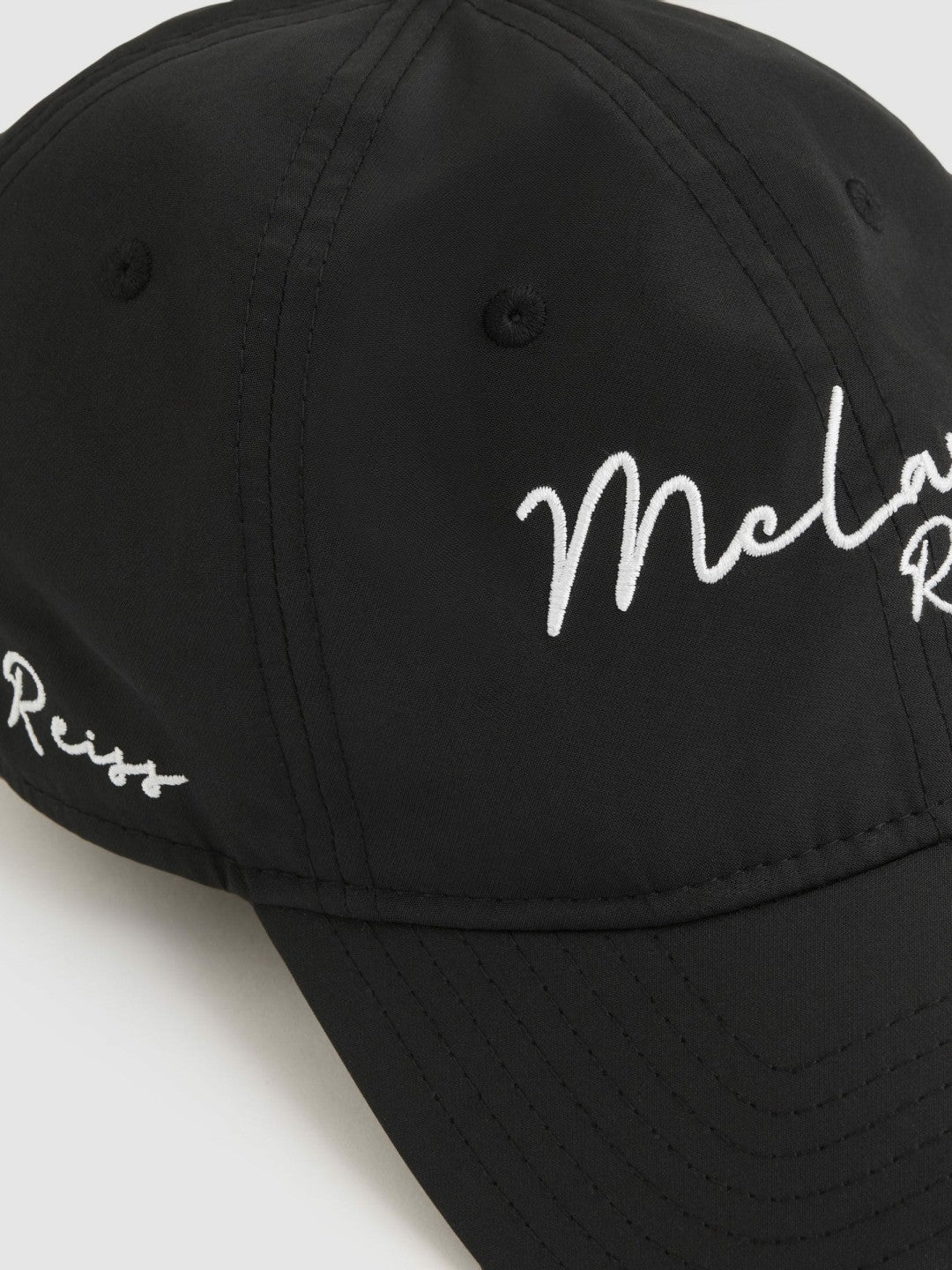 Unisex Fit McLaren Racing Logo Embroidered Cap Black | Mens