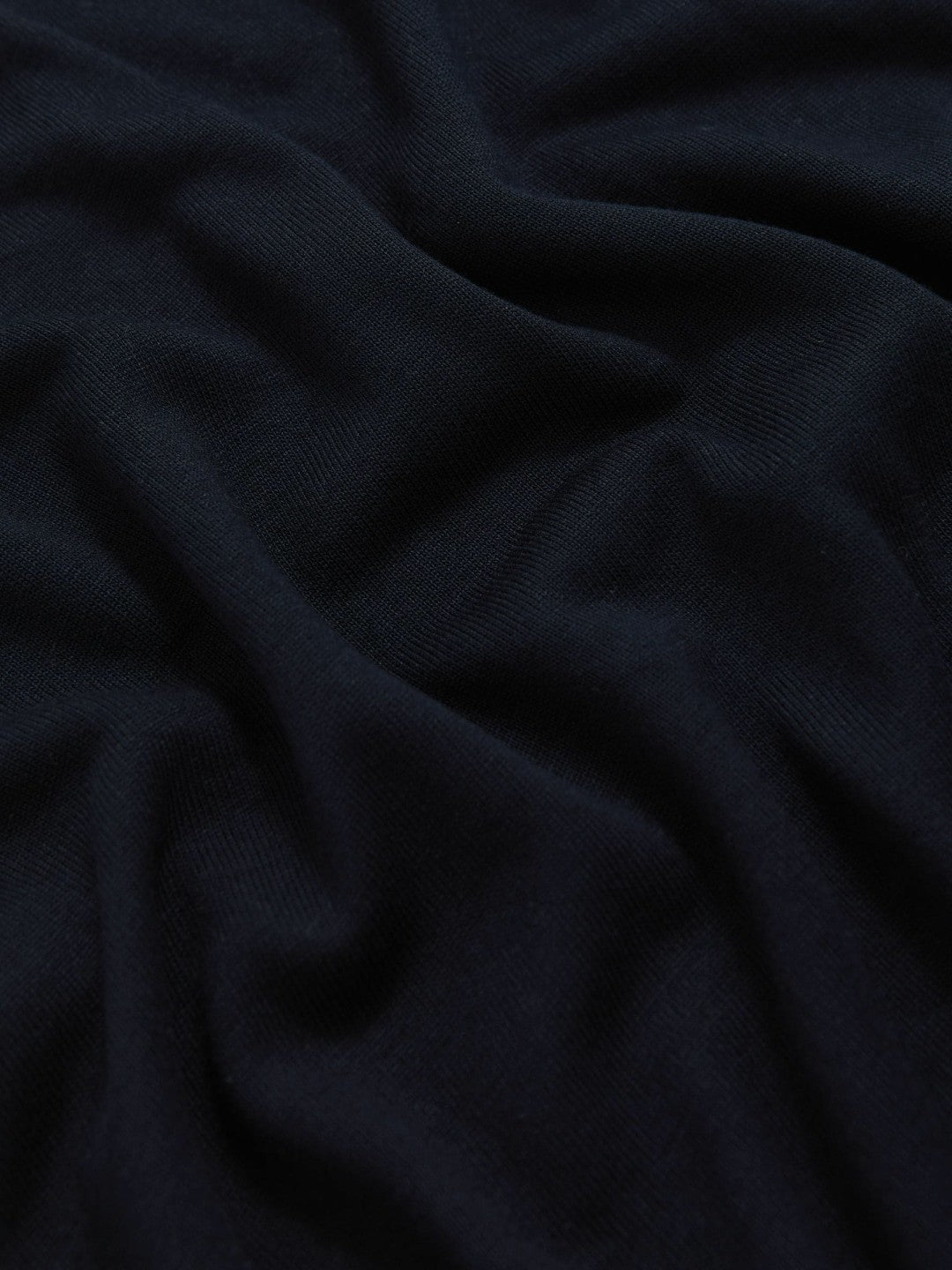 Jersey V-Neck Top Navy | Womens