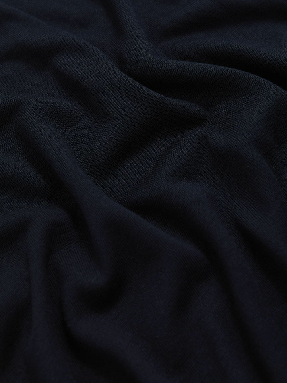 Jersey V-Neck Top Navy | Womens