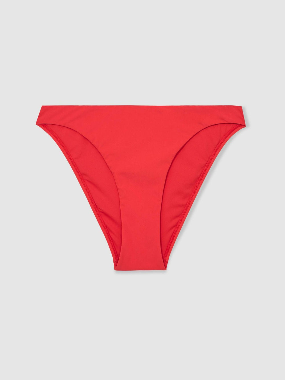 High Cut Bikini Bottoms Coral Red | Womens