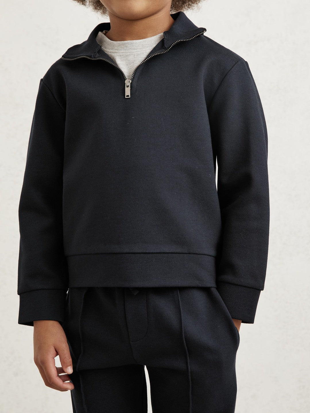 9-13 yrs Interlock Sweatshirt and Trousers Set Navy Blue | Children