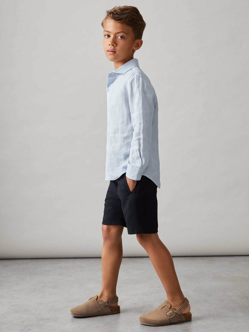 9-13 yrs Relaxed Drawstring Shorts Navy | Children