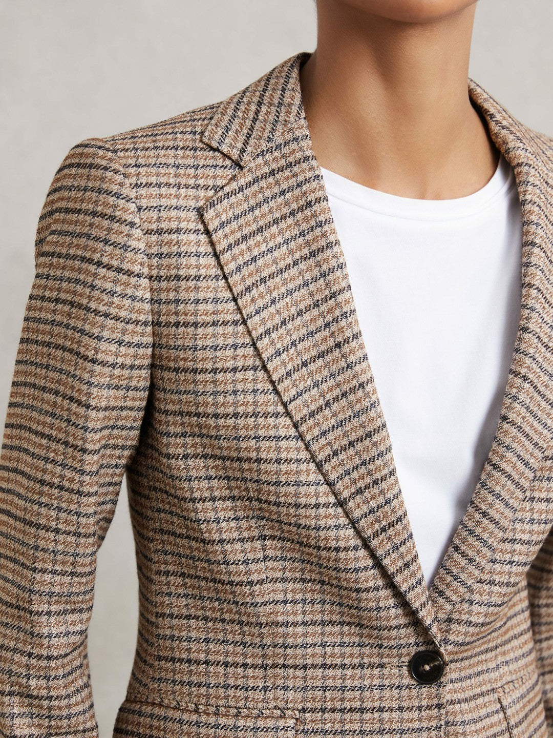 Jacket Neutral Check | Womens