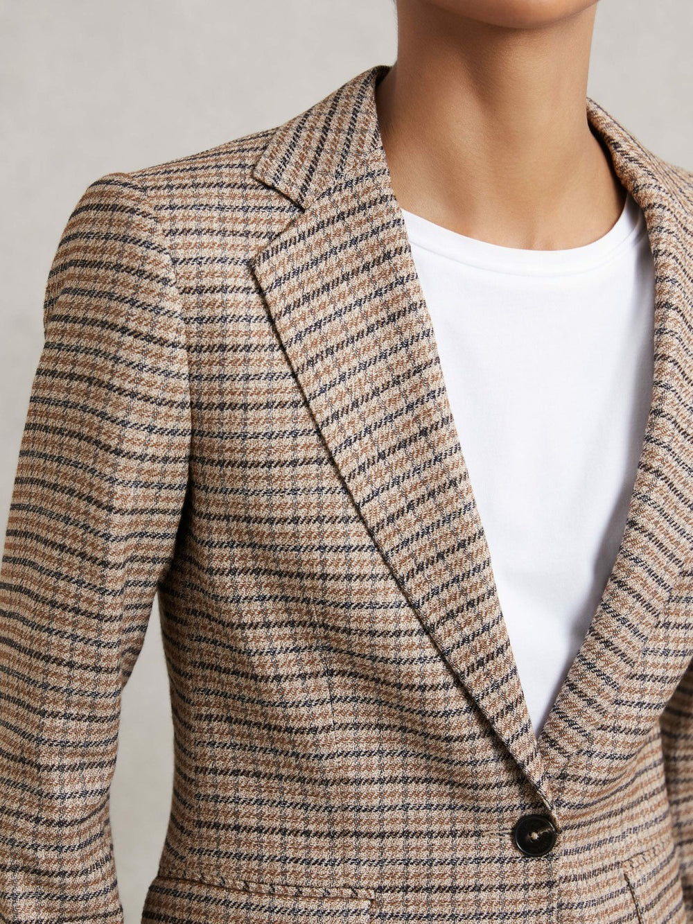 Jacket Neutral Check | Womens
