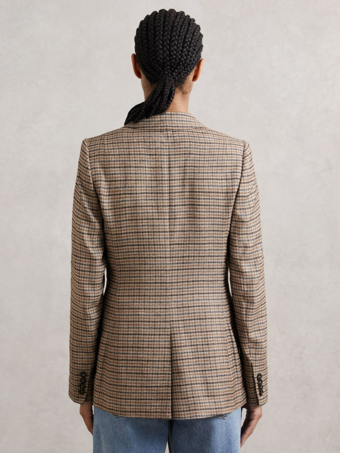Jacket Neutral Check | Womens