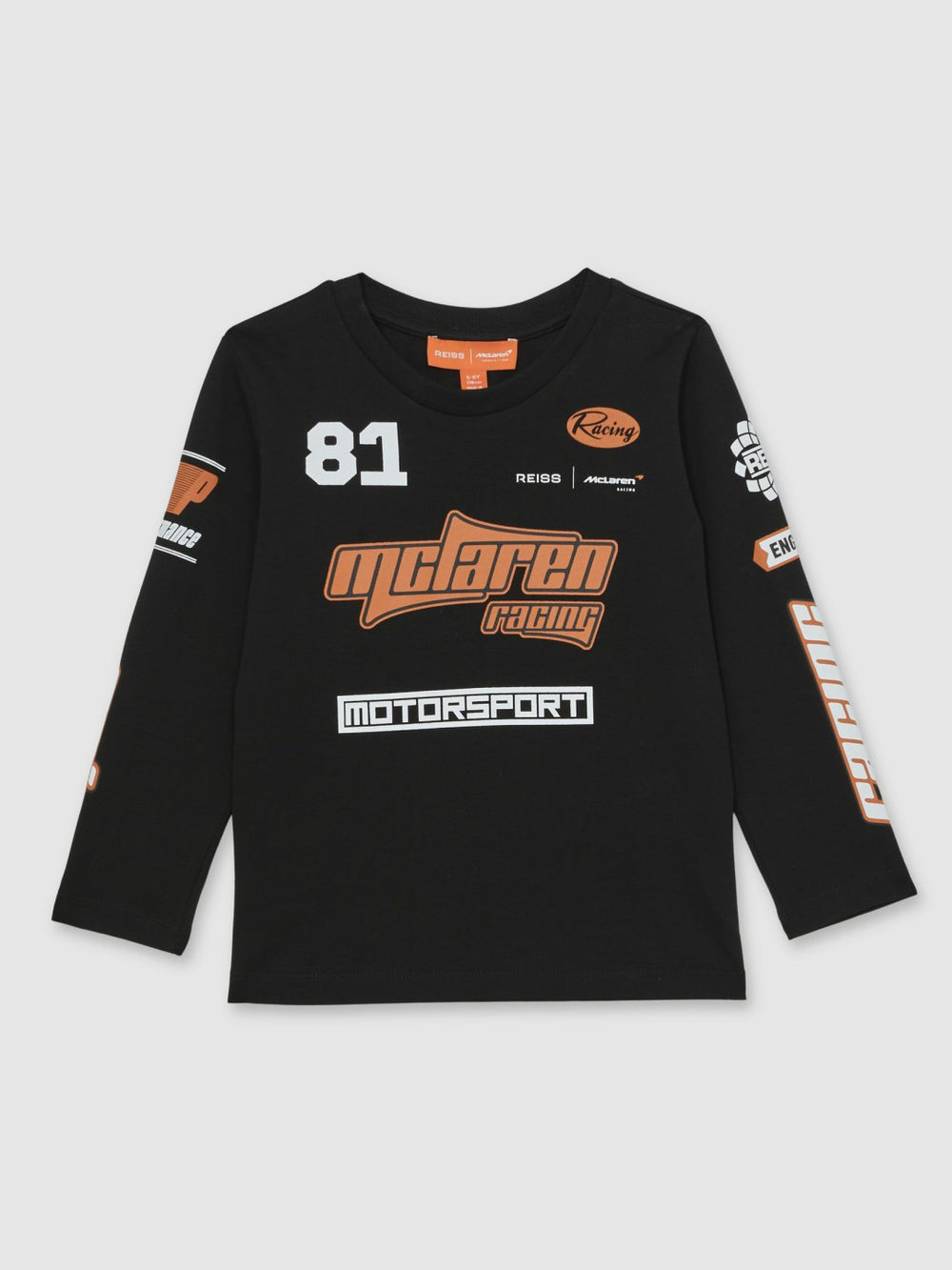 13-14 yrs McLaren F1 Team Cotton Logo T-Shirt Unisex Fit Black | Children