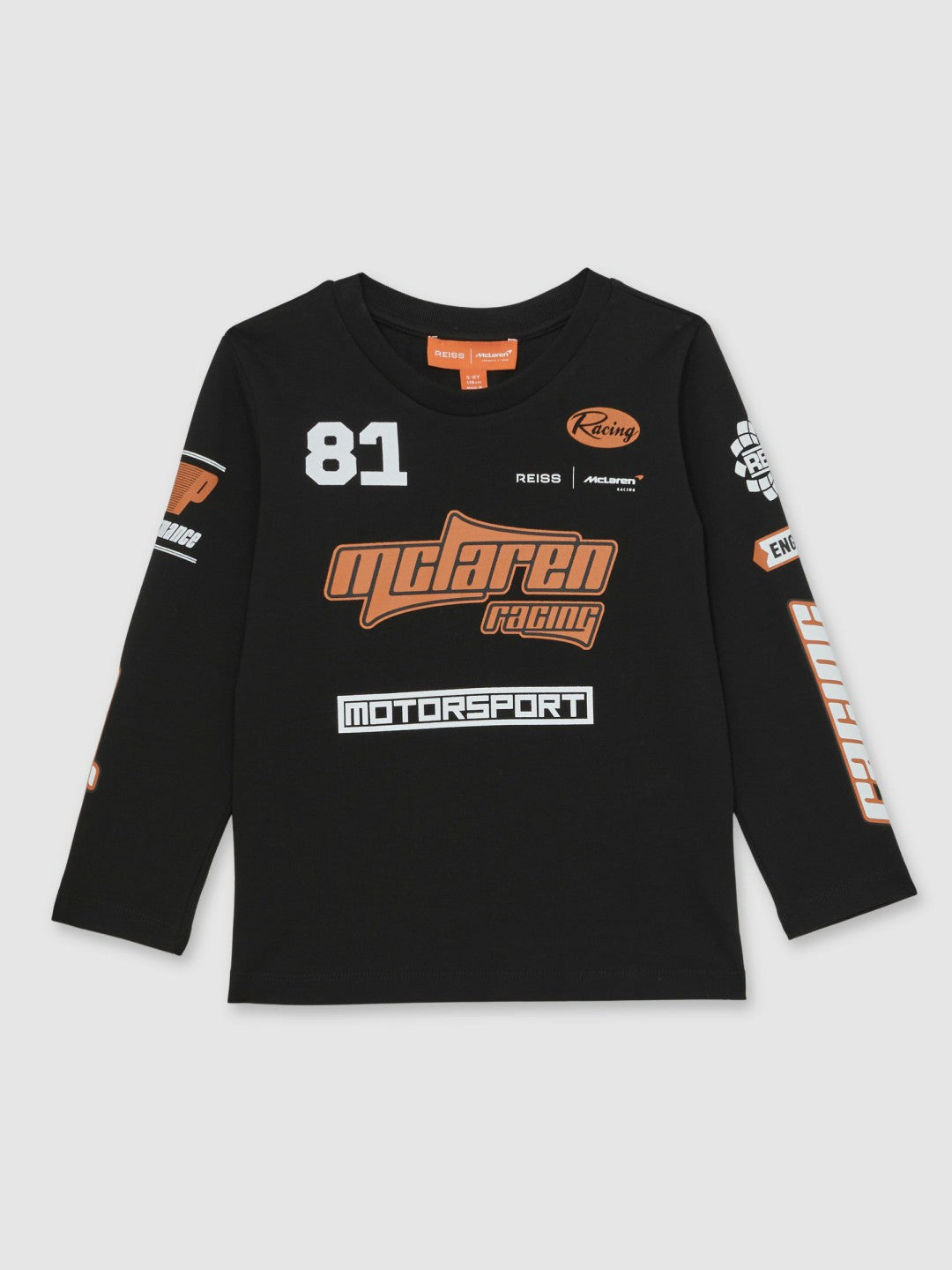 3-9 yrs McLaren F1 Team Cotton Logo T-Shirt Unisex Fit Black | Children
