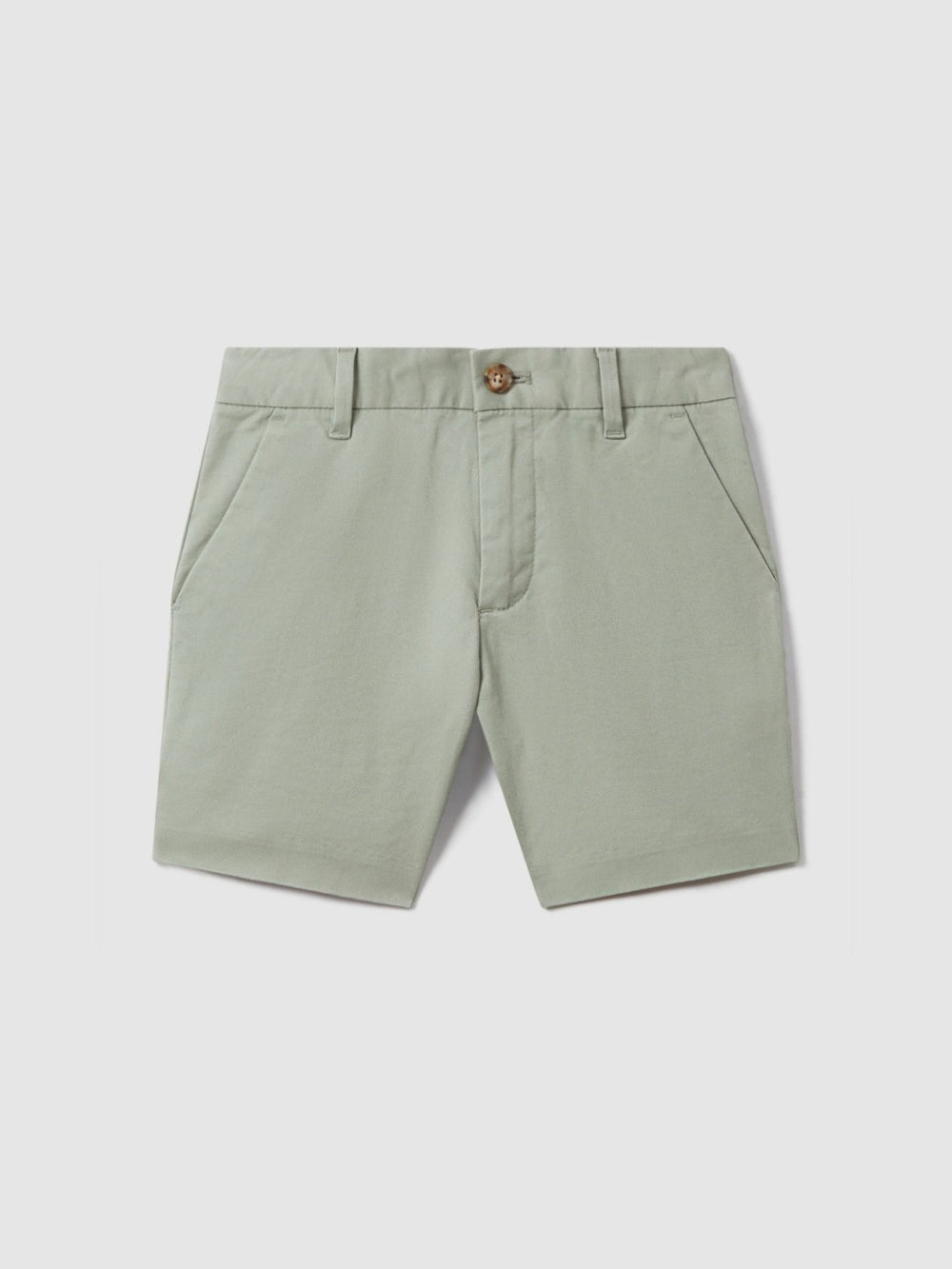 3-9 yrs Cotton Chino Shorts with Stretch Pistachio | Children