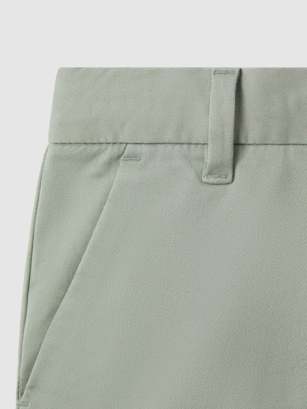 3-9 yrs Cotton Chino Shorts with Stretch Pistachio | Children